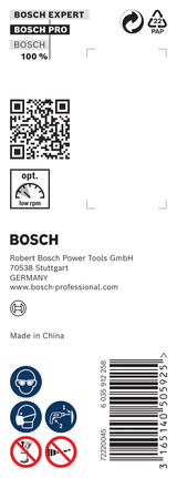 PRO Wood 어거비트, 25 x 385 x 450 mm Bosch PRO 목재 오거 비트 25×385×450mm