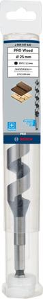 PRO Wood 어거비트, 25 x 170 x 235 mm Bosch PRO 우드 오거 비트 25×170×235mm